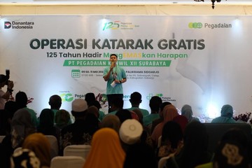 Pegadaian Gelar Operasi Katarak Gratis di Sidoarjo Jawa Timur