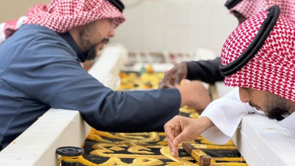 Proses Tradisional Warnai Produksi Kiswah Kabah
