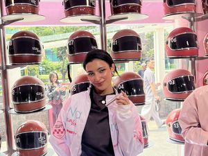 Pembalap Amna Al Qubaisi Datang ke Jakarta, Ungkap Rahasia Makeup Tahan Panas