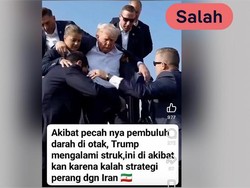 Cek Fakta: Benarkah Trump Kena Stroke karena Kalah Strategi di Perang Iran?