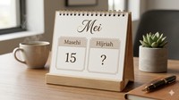 Tanggal Hijriah Hari Ini 15 Mei 2026, Cek Konversinya di Sini!