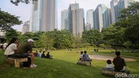 Libur Panjang, Warga Serbu Hutan Kota GBK untuk Piknik Murah di Tengah Jakarta