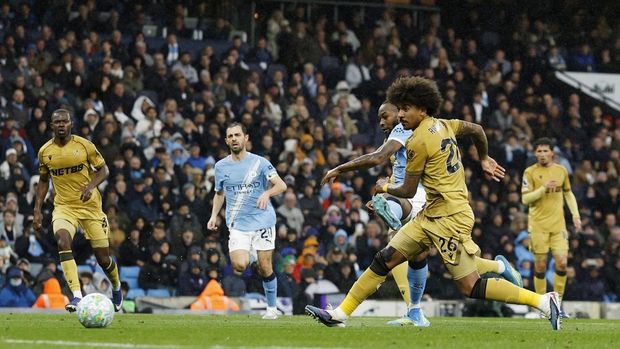 Soccer Football - Premier League - Manchester City v Crystal Palace - Etihad Stadium, Manchester, Britain - May 13, 2026 Manchester City's Antoine Semenyo scores their first goal Action Images via Reuters/Jason Cairnduff EDITORIAL USE ONLY. NO USE WITH UNAUTHORIZED AUDIO, VIDEO, DATA, FIXTURE LISTS, CLUB/LEAGUE LOGOS OR 'LIVE' SERVICES. ONLINE IN-MATCH USE LIMITED TO 120 IMAGES, NO VIDEO EMULATION. NO USE IN BETTING, GAMES OR SINGLE CLUB/LEAGUE/PLAYER PUBLICATIONS. PLEASE CONTACT YOUR ACCOUNT REPRESENTATIVE FOR FURTHER DETAILS..