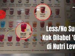 Nutri Level Mulai Diterapkan, Kenapa Ada Minuman Less Sugar Masuk Kategori C-D?