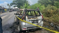 Mobil di Toraja Meledak-Terbakar Usai Isi BBM Pakai Jeriken, Sopir Kabur