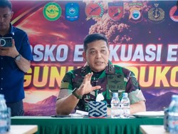 Gerak Cepat Pangdam Dody Maksimalkan Misi Kemanusiaan di Gunung Dukono