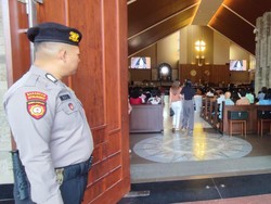 Polda Sumsel Terjunkan Ribuan Personel, Pastikan Ibadah Kenaikan Yesus Kristus Kondusif