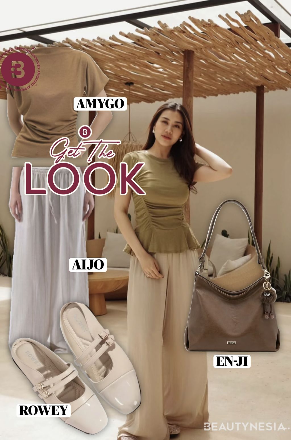 inspirasi outfit casual bernuansa earth tone