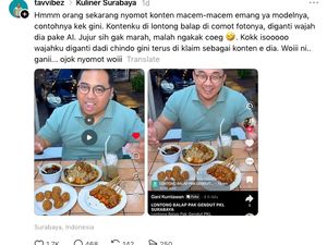 Food Vlogger Surabaya Kaget Kontennya Dicuri dan Wajahnya Diedit Pakai AI