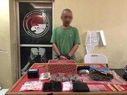 Jadi Pengedar Ganja, Ojol-Pemilik Angkringan di Lombok Ditangkap