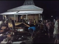 Diterjang Puting Beliung, Rumah Warga di Sugio Lamongan Rata dengan Tanah