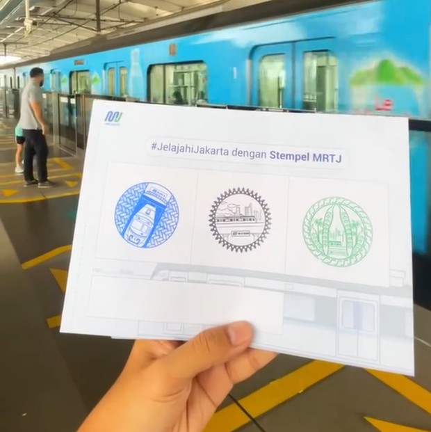 Kumpulkan stamp MRT Jakarta saat long weekend