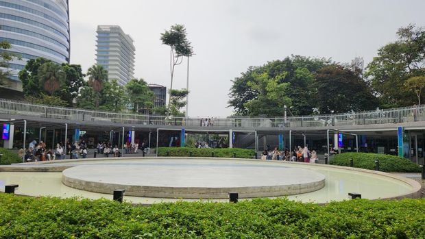 Suasana Blok M Jakarta saat libur panjang alias long weekend.