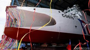 Taiwan Luncurkan Kapal Patroli Anping-class CG615 di Kaohsiung