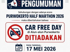Ada Purwokerto Half Marathon, CFD di Alun-alun Besok Ditiadakan