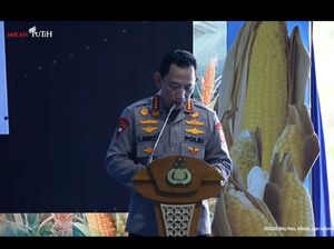 Kapolri Laporkan Capaian Panen Raya Kuartal II, 100 Ton Jagung Akan Diekspor