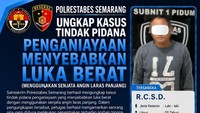Tembak Pemuda Diduga Kreak Pakai Senapan Angin, Pria di Candisari Ditangkap