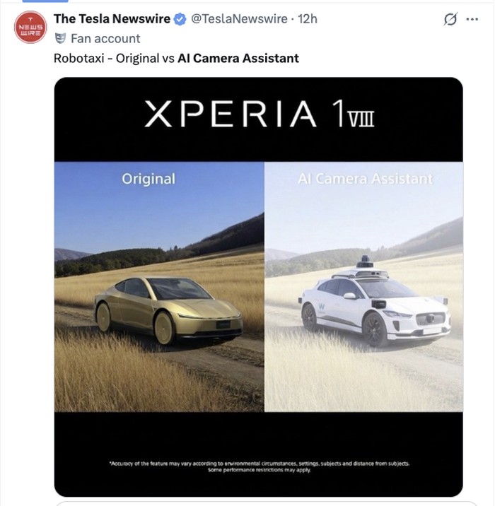 AI Kamera Sony Xperia 1 VIII Jadi Bahan Meme Kocak Netizen