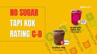 Infografis: Berlabel 'No Sugar' Tapi Rating-nya C-D di Nutri Level