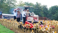 Prabowo Sebut Inovasi Briket Arang Jagung dari Polri Miracle