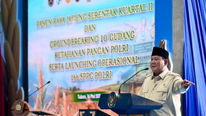 Prabowo Groundbreaking 10 Gudang Pangan Polri-Luncurkan 166 SPPG