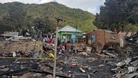 Emosi lalu Bakar Adik, Pria di Bima Sebabkan 17 Rumah dan Gudang Hangus