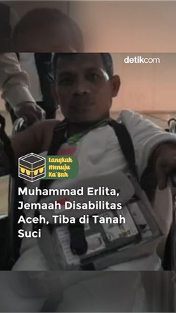Video Kisah Jemaah Haji Disabilitas Asal Aceh Menanti 14 Tahun untuk Berhaji
