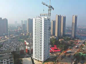 Sat set! Perusahaan Asal China Bangun Gedung 26 Lantai Cuma 5 Hari