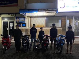 Polisi Bubarkan Balap Liar di Jaktim, 5 Pemuda Diamankan