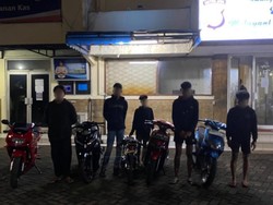 Polisi Bubarkan Balap Liar di Jaktim, 5 Pemuda Diamankan