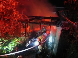 Rumah Warga Bojonegoro Ludes Dibakar Anak Kandung