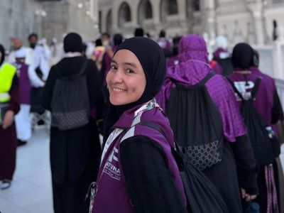 Ucap Syukur Intan Nuraini Sudah di Tanah Suci, Siap Tunaikan Ibadah Haji