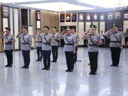 Kapolri Pimpin Sertijab Pati Polri, Komjen Panca Putra Jabat Kalemdiklat