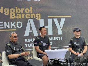 AHY dan Mentrans Lari di CFD Bundaran HI, Ajak Warga Ikut Ekspedisi Patriot