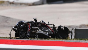 Ngerinya Crash Alex Marquez, Motor Sampai Hancur!