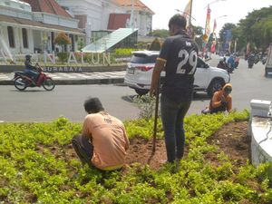 10 Taman Rusak Usai Surabaya Vaganza, DLH: Sudah Diperbaiki Semua