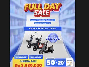 Sepeda Listrik di Transmart Full Day Sale Diskon Menggiurkan