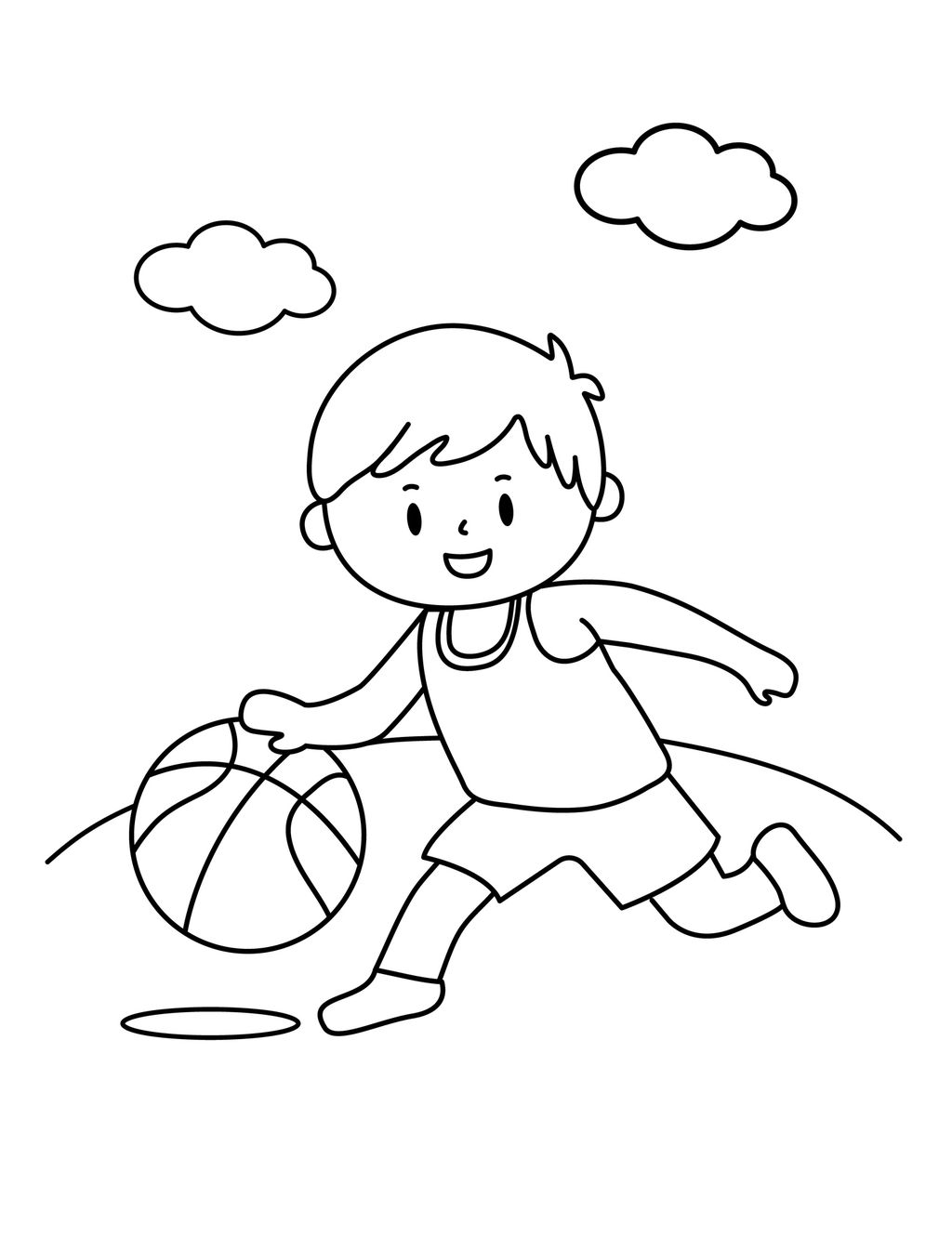 10 Contoh Gambar Kartun yang Mudah, Lucu, dan Gampang Diwarnai Anak