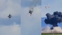 Ngeri! Dua Jet Tempur Angkatan Laut AS Bertabrakan di Udara