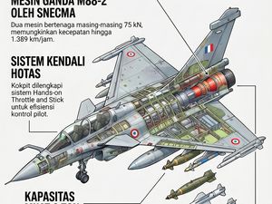 Infografis: Spesifikasi Jet Tempur Rafale yang Diserahkan Prabowo ke TNI