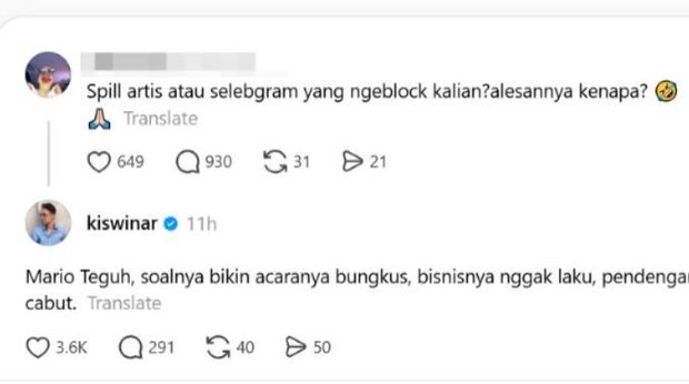 Kiswinar ungkap sifat asli Mario Teguh