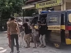 6 Pak Ogah Komplotan Pembusur Driver Ojol di Makassar Ditangkap