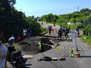 Sat-set Pemkot Semarang Tangani Jembatan Ambles di Jalan Honggowongso