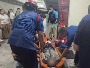 Pria Jatuh dari Lantai 7 Plaza di Kramat Raya Senen