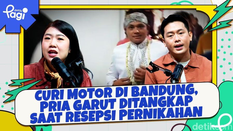 Video: Curi Motor di Bandung, Pria Garut Ditangkap Saat Resepsi Pernikahan