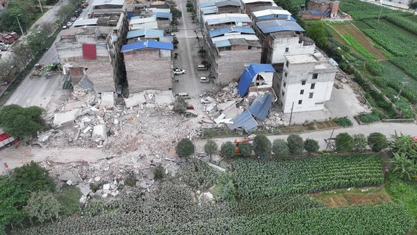 Gempa 5,2 Magnitudo Guncang Guangxi China, Tiga Orang Dilaporkan Hilang