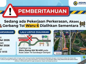 Gerbang Tol Waru 6 Ditutup Sementara, Lalu Lintas Dialihkan Sepekan