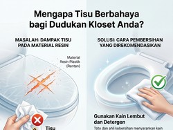 Jangan Bersihkan Dudukan Kloset Pakai Tisu, Pokoknya Jangan!