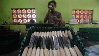 Jelang Idul Adha, Perajin Pisau Makin Sibuk