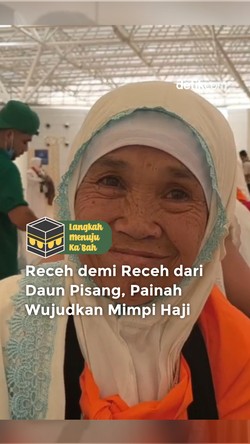 Video Cerita Mbah Painah Daftar Haji Pakai Uang Recehan Hasil Jual Daun Pisang
